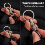 KeyUnity KA45 Titanium Magnetic Quick Release Keychain