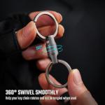 KeyUnity KA45 Titanium Magnetic Quick Release Keychain