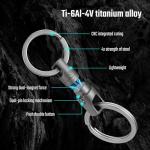 KeyUnity KA45 Titanium Magnetic Quick Release Keychain