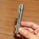 ReyLight Pineapple EDC Flashlight - Raw Titanium