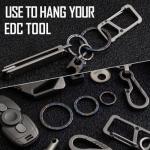 KeyUnity Titanium Split Ring with Side Push