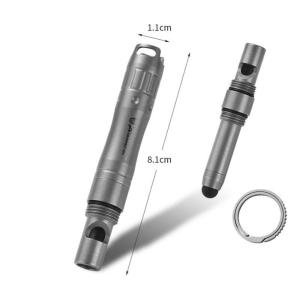 Titanium Multi Tool EDC Pen with Whistle