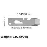 Epichao Titanium Mini Pry Bar and Bottle Opener