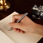 SmootherPro Titanium Bolt Action Pocket Pen