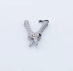 Lightweight Titanium Keychain Mini Folding Scissors