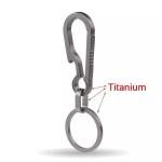 Titanium Keychain Carabiner with Bottle Opener