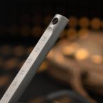 TITANER Titanium Arc Ruler - Compact, Dual Scales