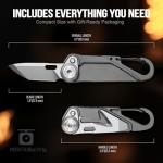 TACRAY Vinto Titanium Mini Pocket Knife Multitool