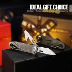 TACRAY Vinto Titanium Mini Pocket Knife Multitool
