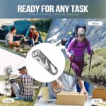 TACRAY Vinto Titanium Mini Pocket Knife Multitool