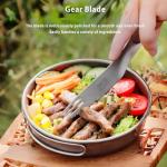 KEITH Titanium 3-in-1 Camping Spork and Spoon