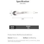 KEITH Titanium 3-in-1 Camping Spork and Spoon