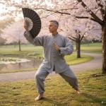 Wanersen Lightweight Titanium Folding Kung Fu Fan