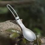KEITH Titanium Folding Spork for Camping and Travel
