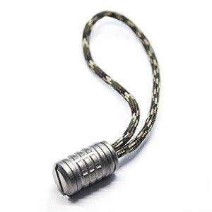 WANERSEN Titanium Paracord EDC Necklace Bead Stopper