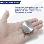 WANERSEN Titanium Waterproof EDC Pill Capsule Case