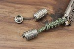 WANERSEN Titanium Paracord EDC Necklace Bead Stopper