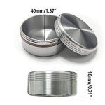 WANERSEN Titanium Waterproof EDC Pill Capsule Case