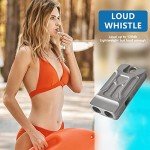 Titanium Survival Whistle Necklace - 120 Decibels