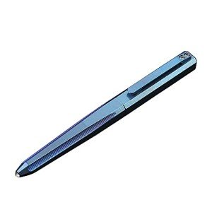 WANERSEN 3D Tactical Titanium Signature Pen, Blue