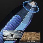 WANERSEN 3D Tactical Titanium Signature Pen, Blue