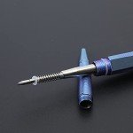 WANERSEN 3D Tactical Titanium Signature Pen, Blue