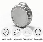 WANERSEN Waterproof Titanium EDC Pill Organizer with Chain