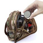WANERSEN Waterproof Titanium EDC Pill Organizer with Chain