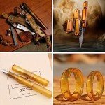 WANERSEN Featherlight Titanium Amber Signature Pen