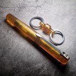 WANERSEN Featherlight Titanium Amber Signature Pen