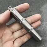 Portable Titanium Pill Case for Outdoor Use