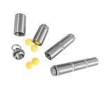 Portable Titanium Pill Case for Outdoor Use