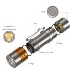 Wurkkos TS10 V2 Titanium Pocket Flashlight