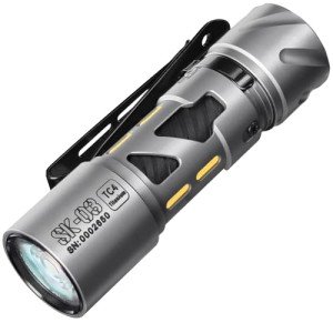 Titanium EDC Flashlight with 1000 Lumens & Modes