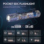 Titanium Mini Flashlight - 500 Lumens EDC Light