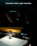 Titanium EDC Flashlight with 1000 Lumens & Modes