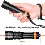 ORCATORCH D530 Waterproof Titanium Dive Light 1300 Lumens
