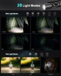 Titanium EDC Flashlight with 1000 Lumens & Modes