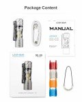 Titanium EDC Flashlight with 1000 Lumens & Modes