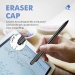Titanium Digital Pen with Eraser for Remarkable 2