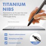 Titanium Digital Pen with Eraser for Remarkable 2