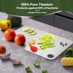 Durable Double-Sided Titanium Cutting Board - Large