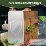 Durable Double-Sided Titanium Cutting Board - Large