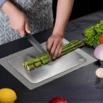 Durable Double-Sided Titanium Cutting Board - Large