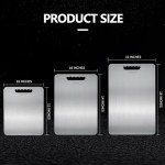 Dual-Sided Titanium Cutting Board for Kitchen Use