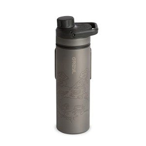 GRAYL UltraPress Titanium Water Purifier Bottle 16.9 oz