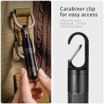 Titanium Micro Pill Holder Keychain for Travel