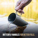 GRAYL UltraPress Titanium Water Purifier Bottle 16.9 oz