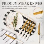 Titanium Coated 14-Piece Gold Knife Set