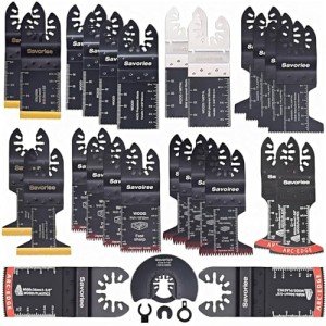 30PCS Universal Titanium Oscillating Saw Blades Set